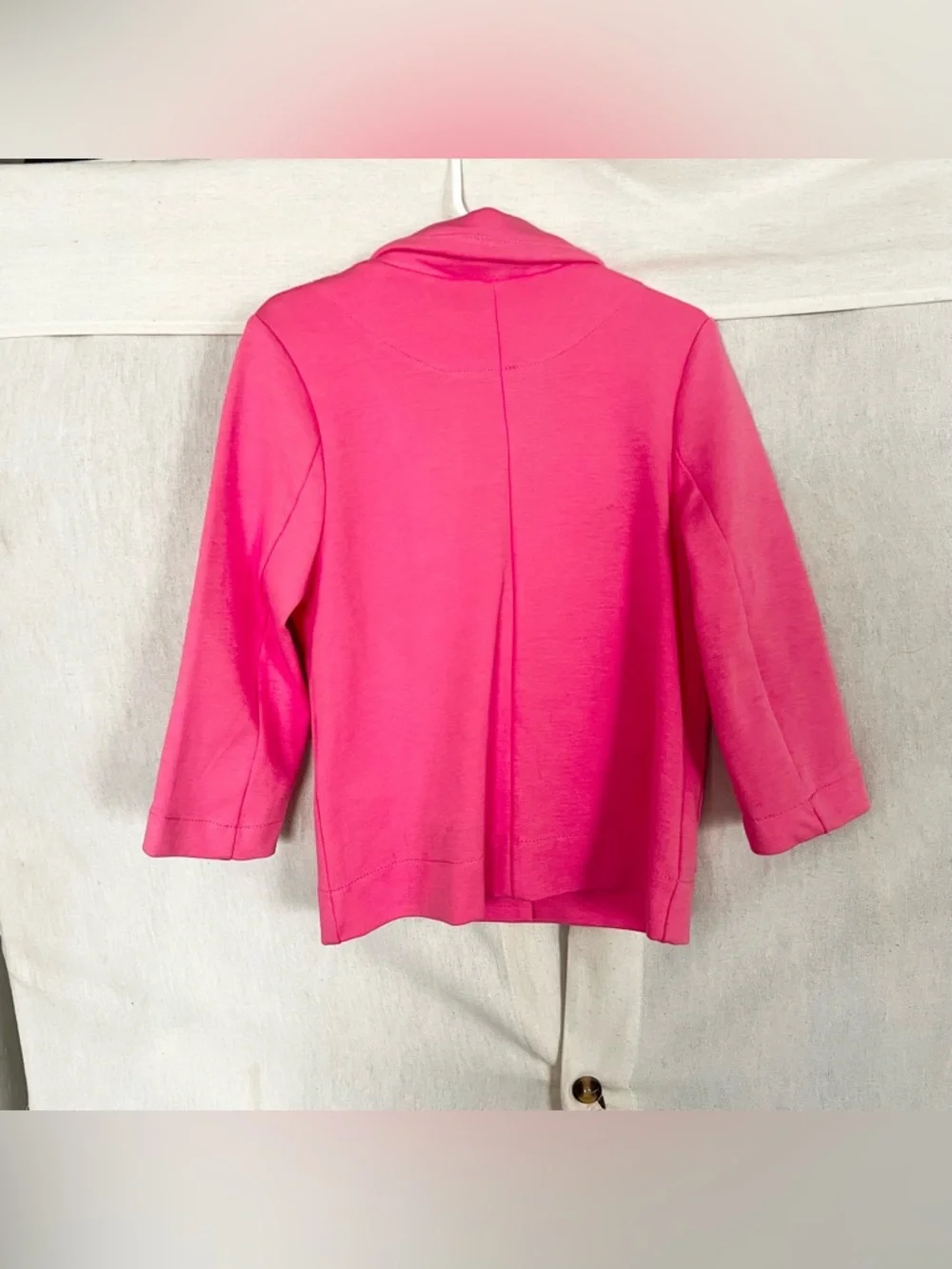 H&M Girls Pink Knit Blazer Jacket Size 3T